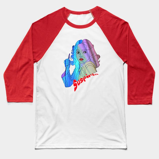 Suspiria Baseball T-Shirt by Lydia's Green Light Closet 